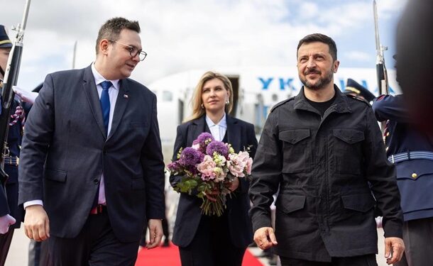 Зеленський прибув з візитом до Чехії