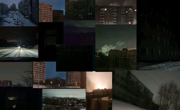 Низка міст у РФ занурилася у темряву