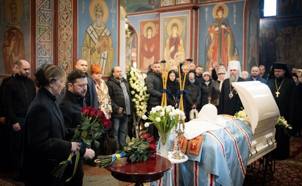 Зеленський попрощався з патріархом Філаретом